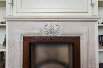 Fireplace 14 - Wall-mounted natural stone fireplace by GH LAZZERINI - view 3